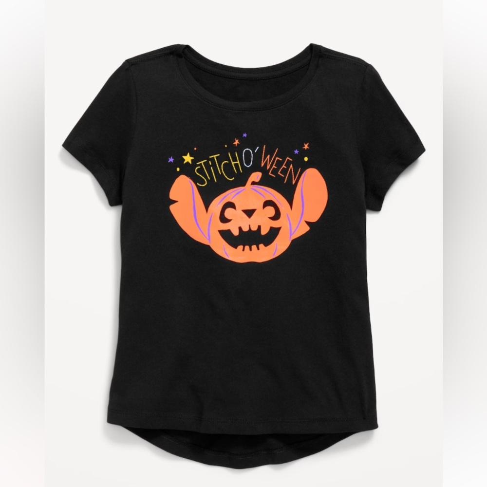 Old Navy Disney Stitchoween Girls Tshirt Size Small NIB